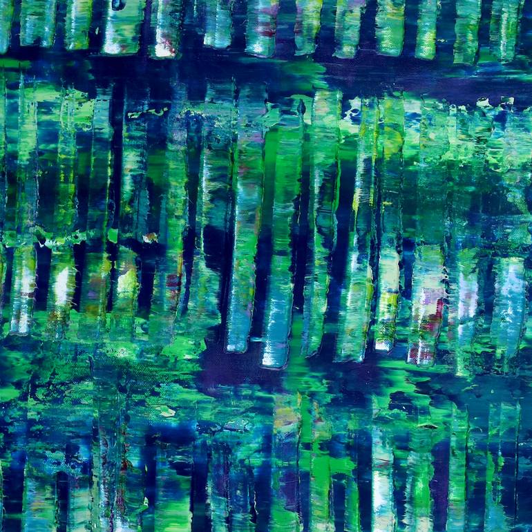 Original Abstract Nature Painting by Nestor Toro