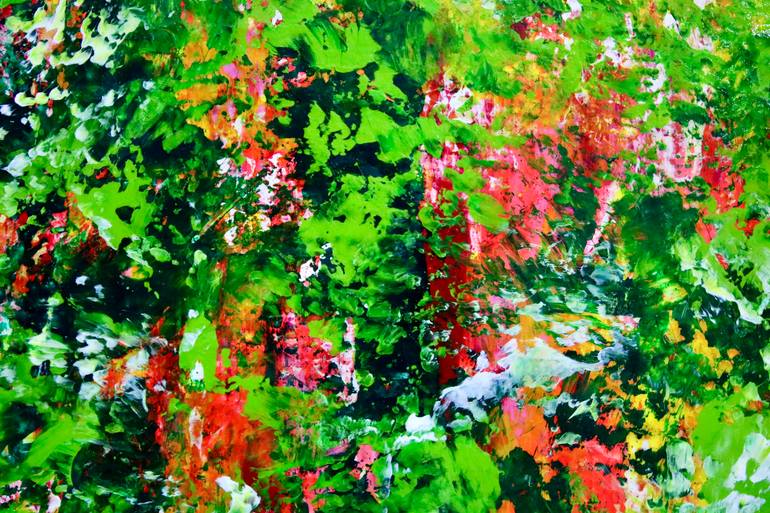 Original Abstract Nature Painting by Nestor Toro