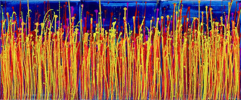 Original Abstract Expressionism Abstract Paintings by Nestor Toro