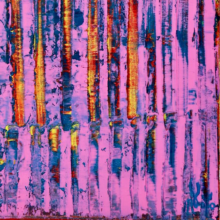 Original Abstract Expressionism Abstract Painting by Nestor Toro