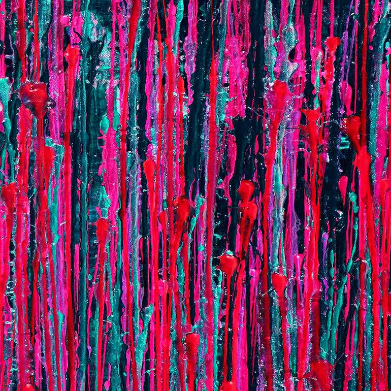 Original Abstract Expressionism Abstract Painting by Nestor Toro