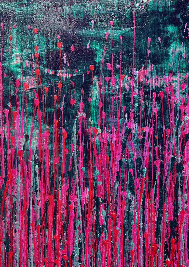 Original Abstract Expressionism Abstract Painting by Nestor Toro