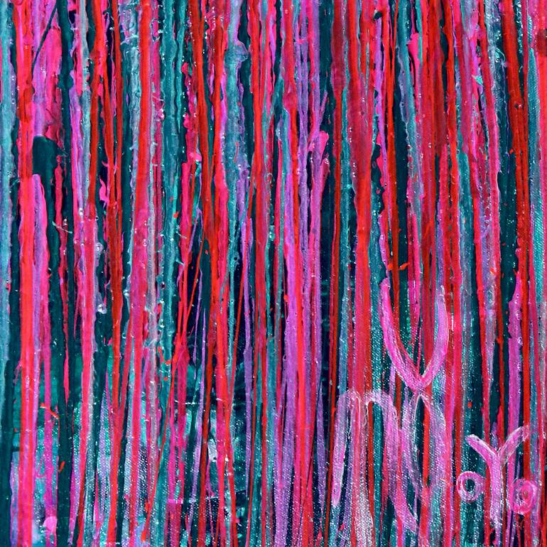 Original Abstract Expressionism Abstract Painting by Nestor Toro