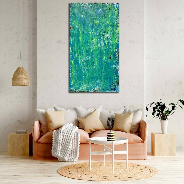 Original Abstract Nature Painting by Nestor Toro