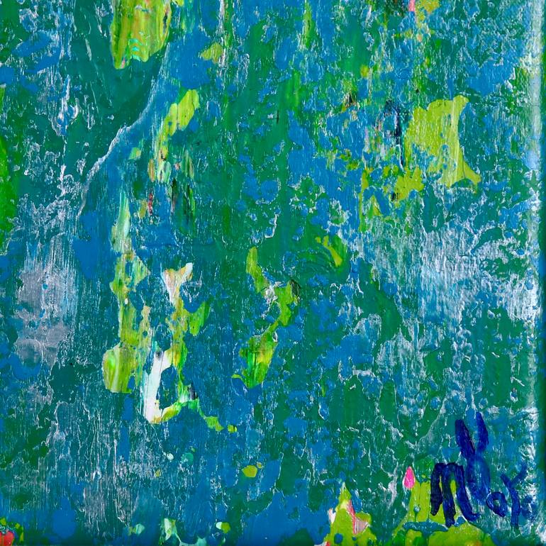 Original Abstract Nature Painting by Nestor Toro