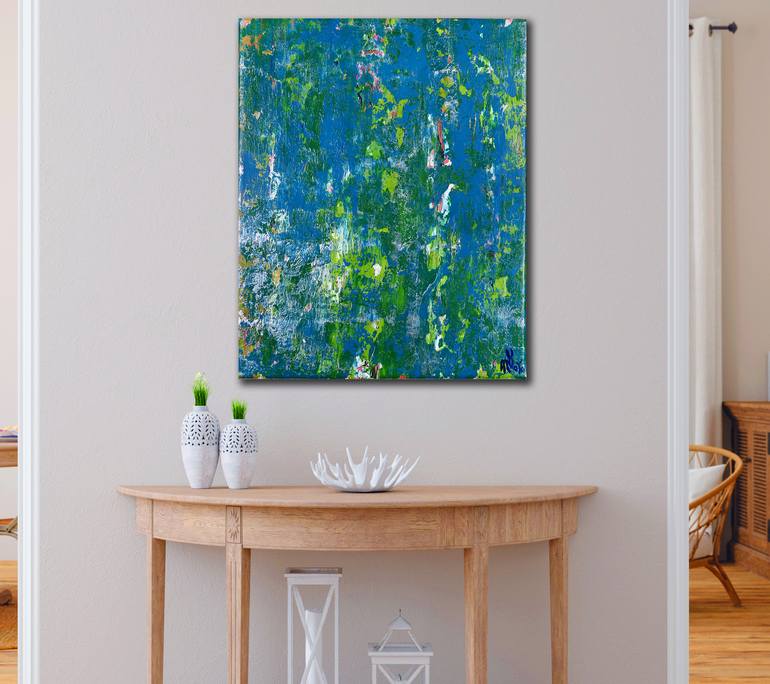 Original Abstract Nature Painting by Nestor Toro