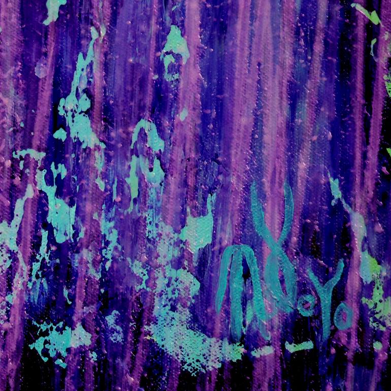 Original Abstract Expressionism Abstract Painting by Nestor Toro