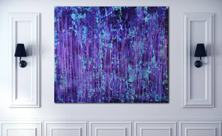 Original Abstract Expressionism Abstract Painting by Nestor Toro