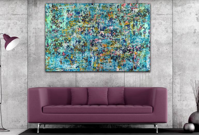 Original Expressionism Abstract Painting by Nestor Toro