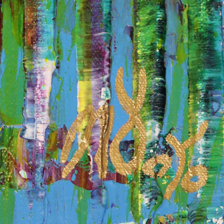 Original Abstract Nature Painting by Nestor Toro