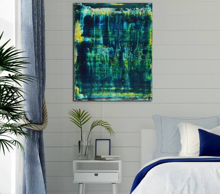 Original Abstract Nature Painting by Nestor Toro