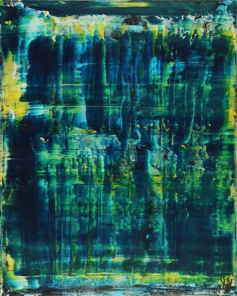 Original Abstract Nature Painting by Nestor Toro