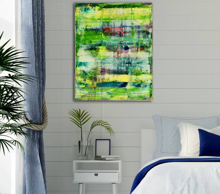 Original Modernism Abstract Painting by Nestor Toro