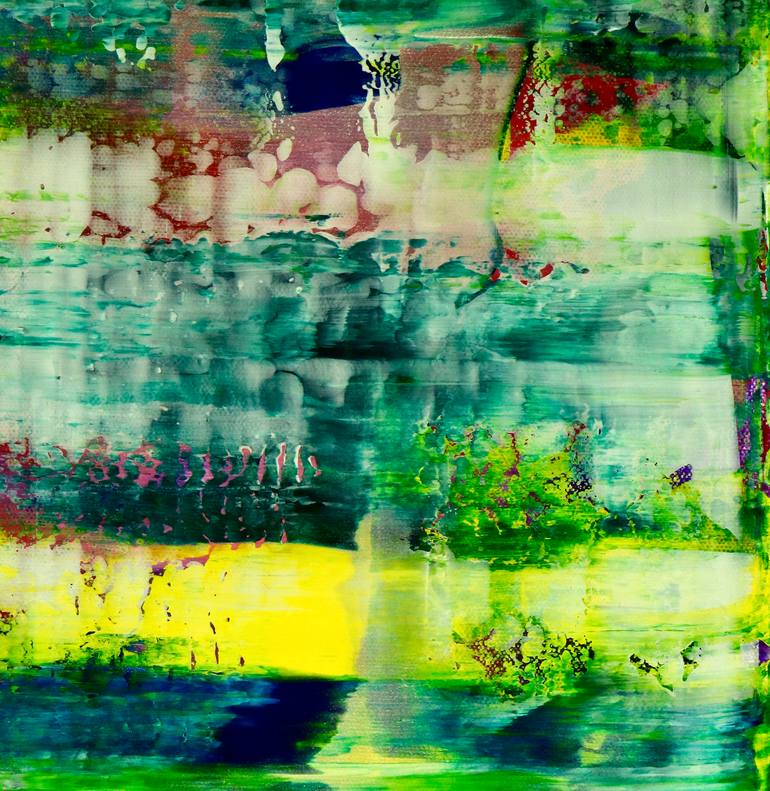 Original Modernism Abstract Painting by Nestor Toro