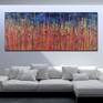 Vibrant abstract painting drizzles in shades of pink Yellow, gold yellow and metallic colors (Silver)  over royal blue background. Signed in front.

I include a certificate of authenticity that lists the materials as well as when the painting was completed. Fine high quality materials such as Golden colors are used and UV protective spray for sunlight protection.