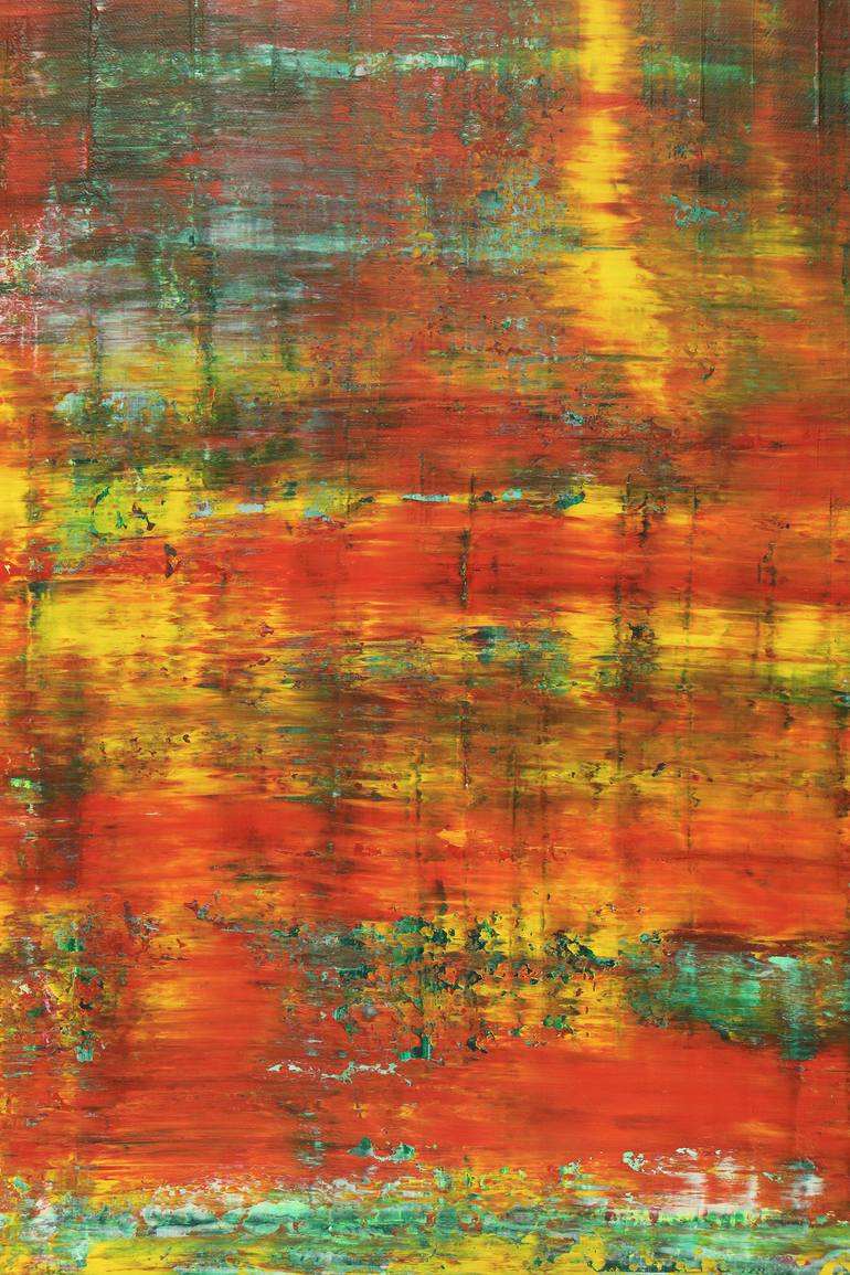 Original Modernism Abstract Painting by Nestor Toro