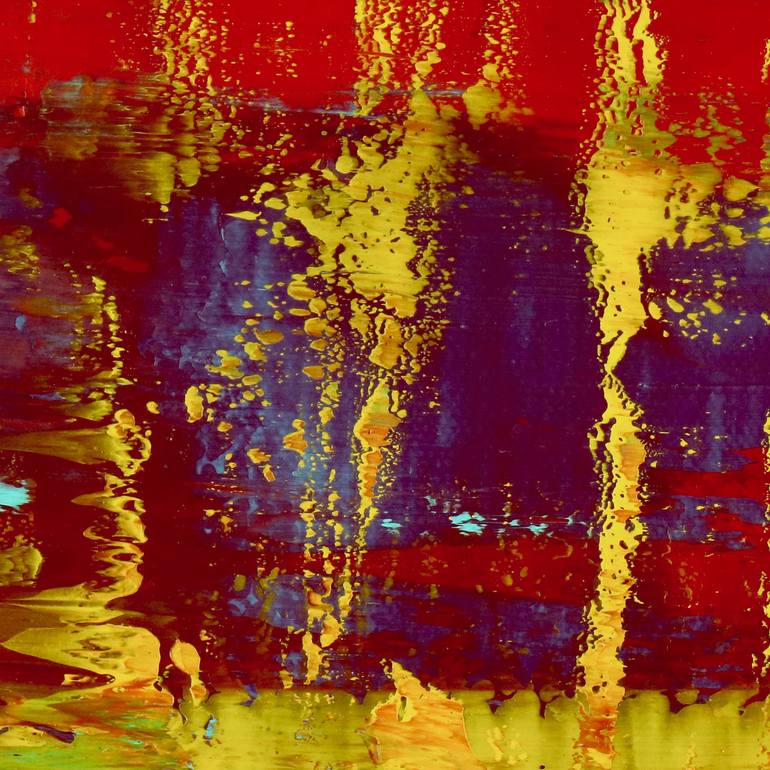 Original Modernism Abstract Painting by Nestor Toro