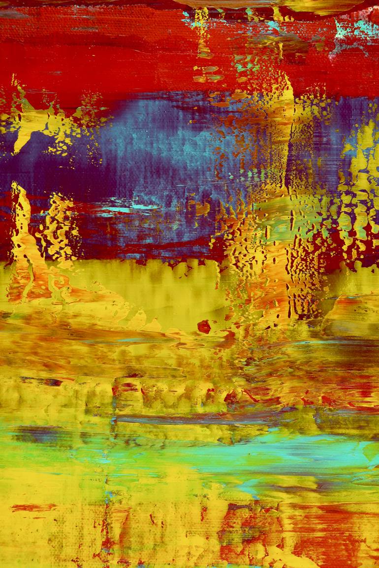 Original Modernism Abstract Painting by Nestor Toro