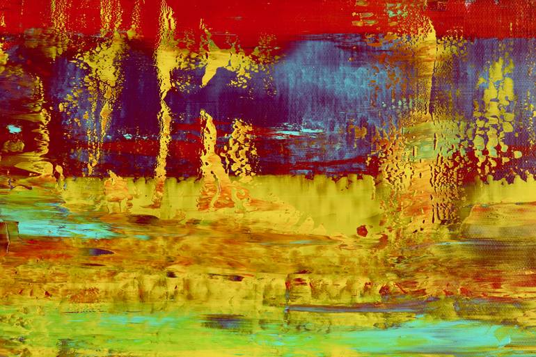 Original Modernism Abstract Painting by Nestor Toro