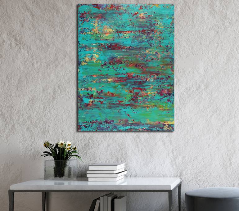 Original Abstract Nature Painting by Nestor Toro