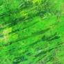 Vibrant green color palette and texture. vivid green with white and orange details. Signed in front.

Mixed media on Arches cotton paper 300 gram. The artwork requires a support or frame.

I include a certificate of authenticity that lists the materials as well as when the painting was completed.