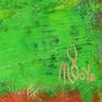Vibrant green color palette and texture. vivid green with white and orange details. Signed in front.

Mixed media on Arches cotton paper 300 gram. The artwork requires a support or frame.

I include a certificate of authenticity that lists the materials as well as when the painting was completed.