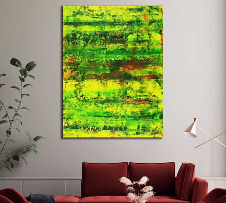 Original Abstract Landscape Painting by Nestor Toro