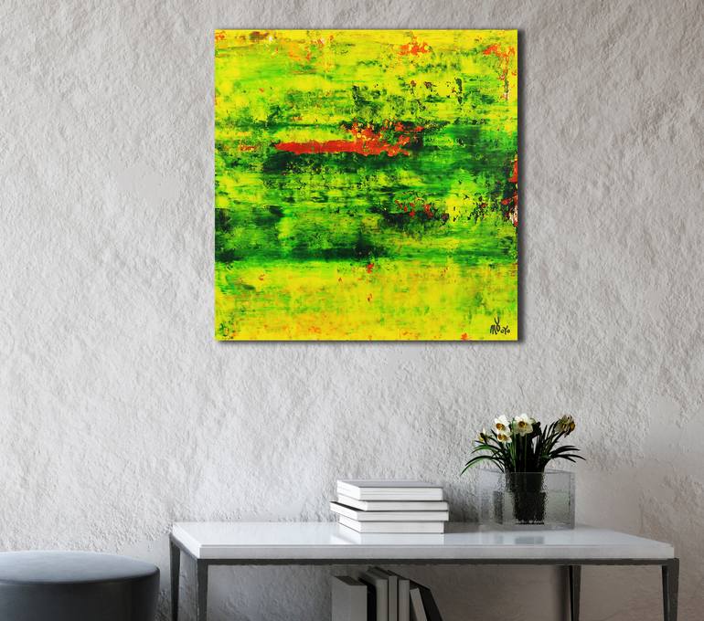 Original Abstract Landscape Painting by Nestor Toro