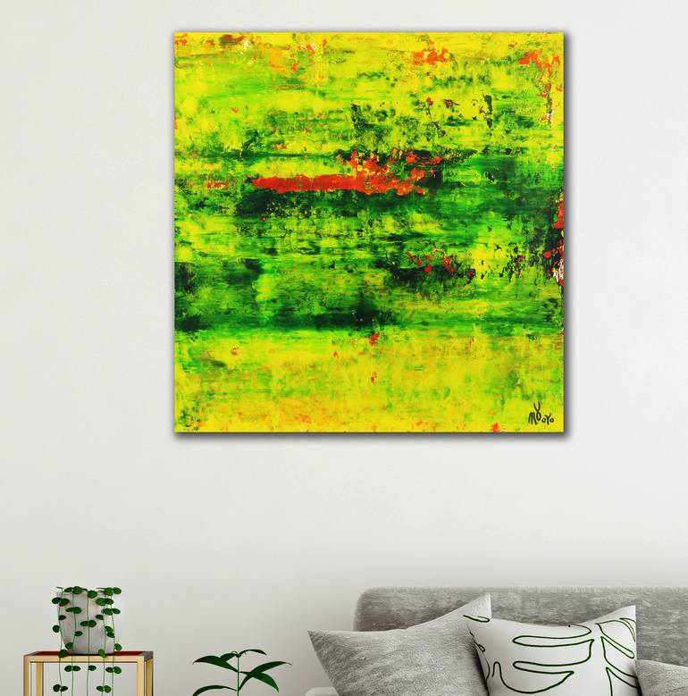 Original Abstract Landscape Painting by Nestor Toro