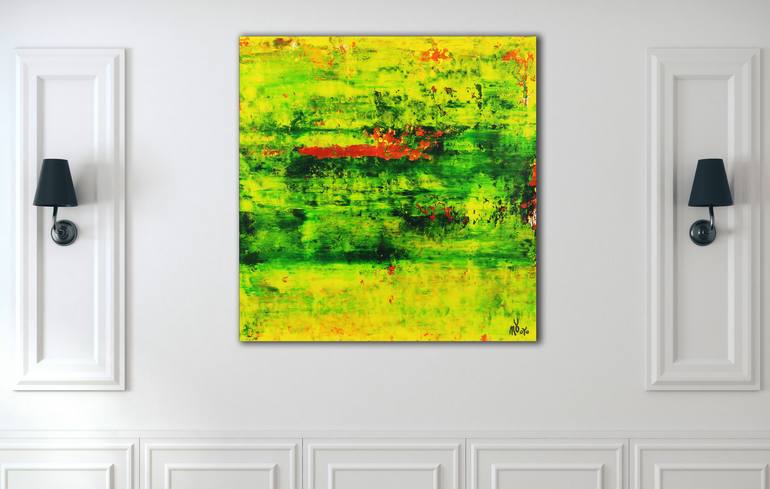 Original Abstract Landscape Painting by Nestor Toro