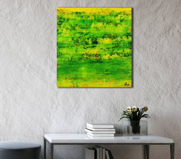 Original Abstract Landscape Painting by Nestor Toro