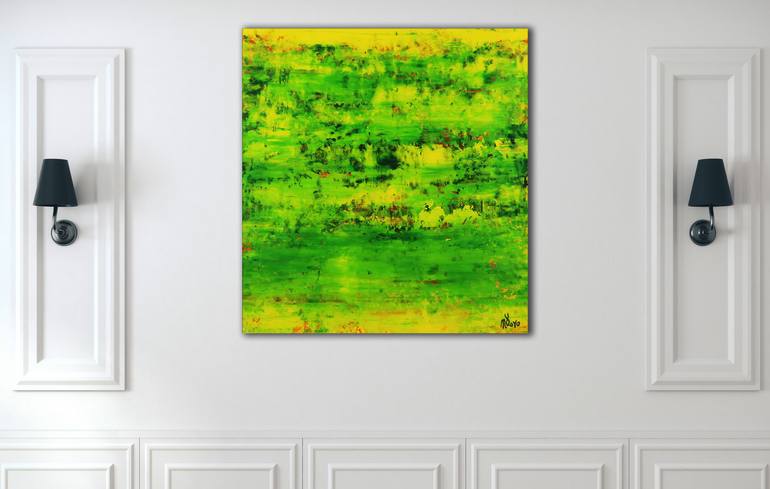 Original Abstract Landscape Painting by Nestor Toro