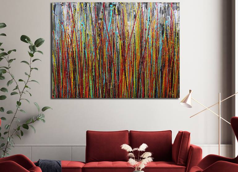 Original Abstract Painting by Nestor Toro