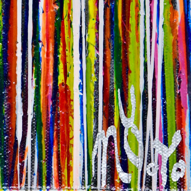 Original Abstract Expressionism Abstract Painting by Nestor Toro