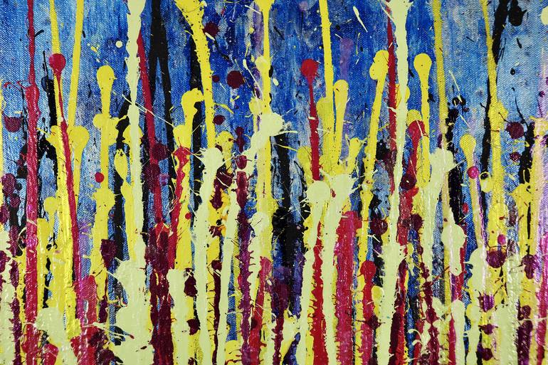 Original Abstract Expressionism Abstract Painting by Nestor Toro