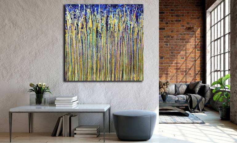 Original Abstract Expressionism Abstract Painting by Nestor Toro