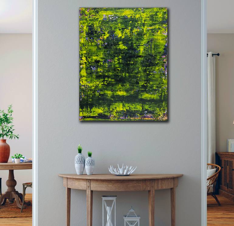 Original Abstract Nature Painting by Nestor Toro