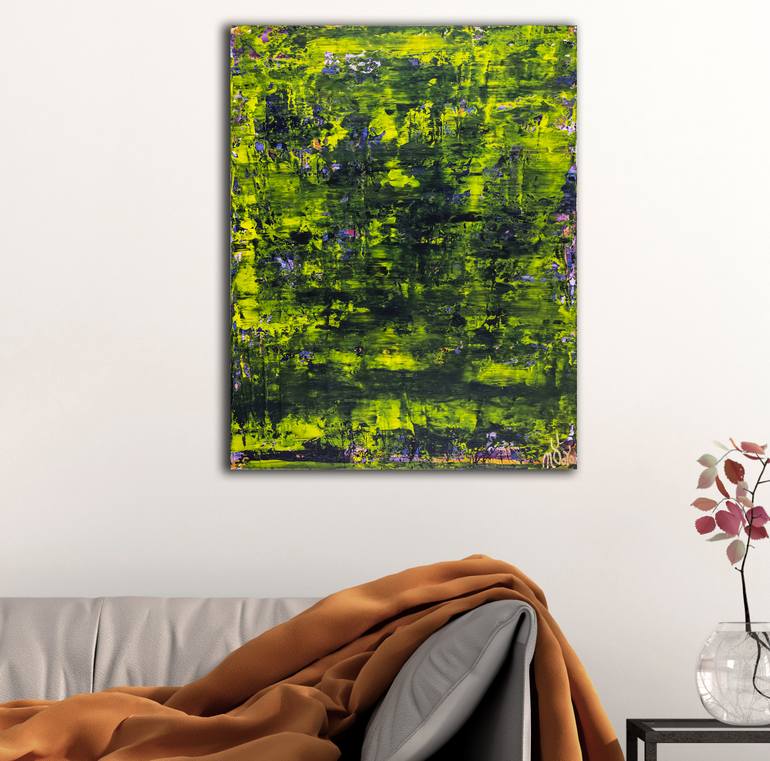 Original Abstract Nature Painting by Nestor Toro