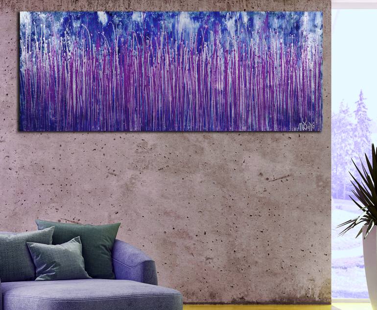 Original Abstract Expressionism Abstract Painting by Nestor Toro