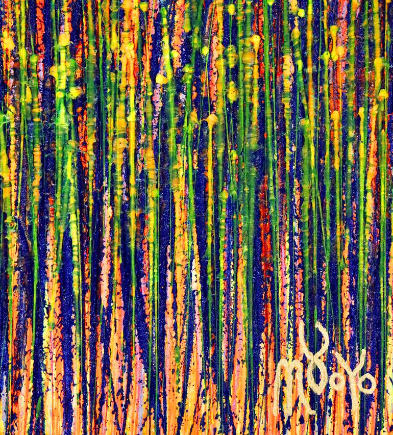 Original Abstract Expressionism Abstract Painting by Nestor Toro