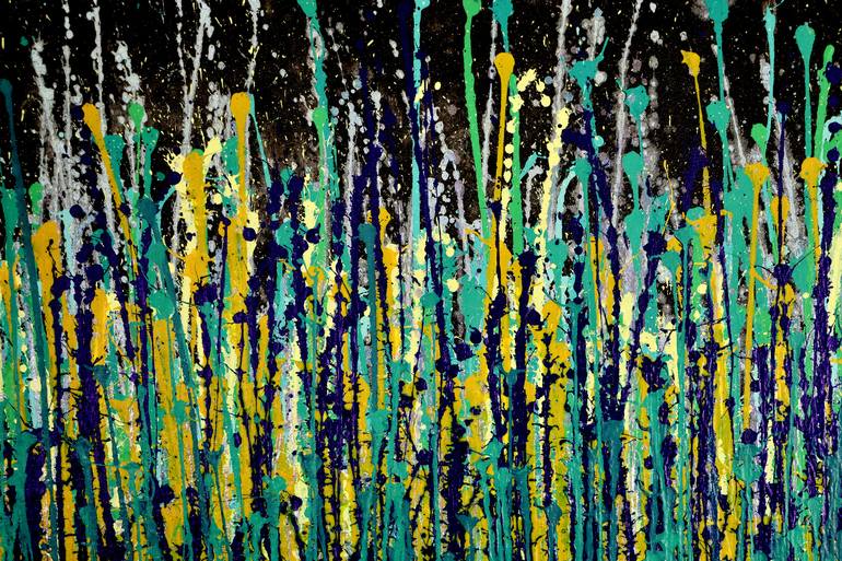 Original Abstract Expressionism Abstract Painting by Nestor Toro