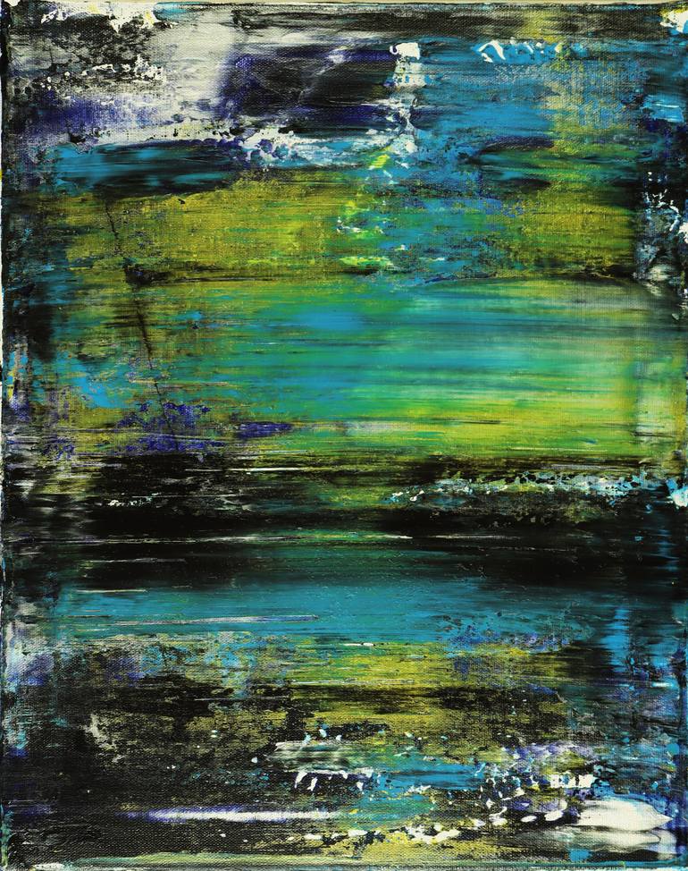 Original Abstract Nature Painting by Nestor Toro