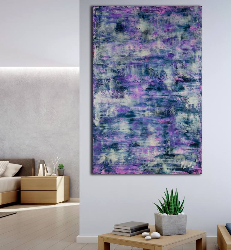 Original Abstract Expressionism Abstract Painting by Nestor Toro