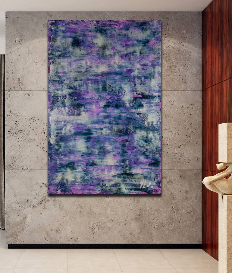 Original Abstract Expressionism Abstract Painting by Nestor Toro