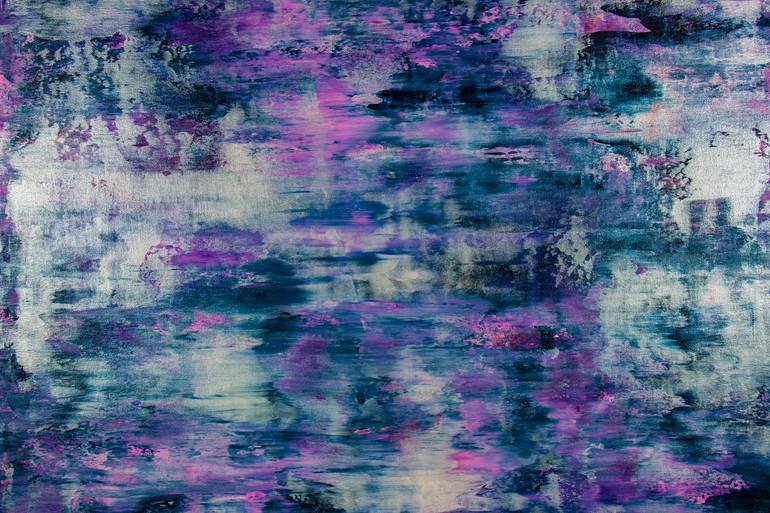 Original Abstract Expressionism Abstract Painting by Nestor Toro