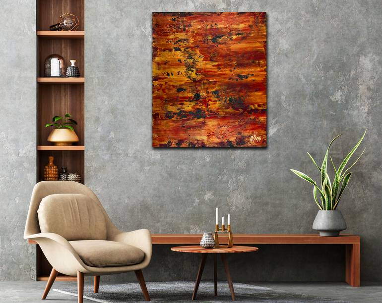 Original Abstract Expressionism Abstract Painting by Nestor Toro