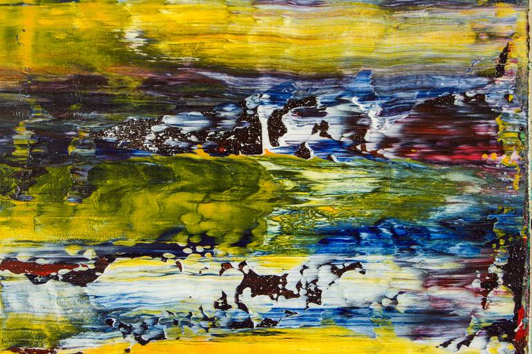 Original Abstract Expressionism Landscape Painting by Nestor Toro