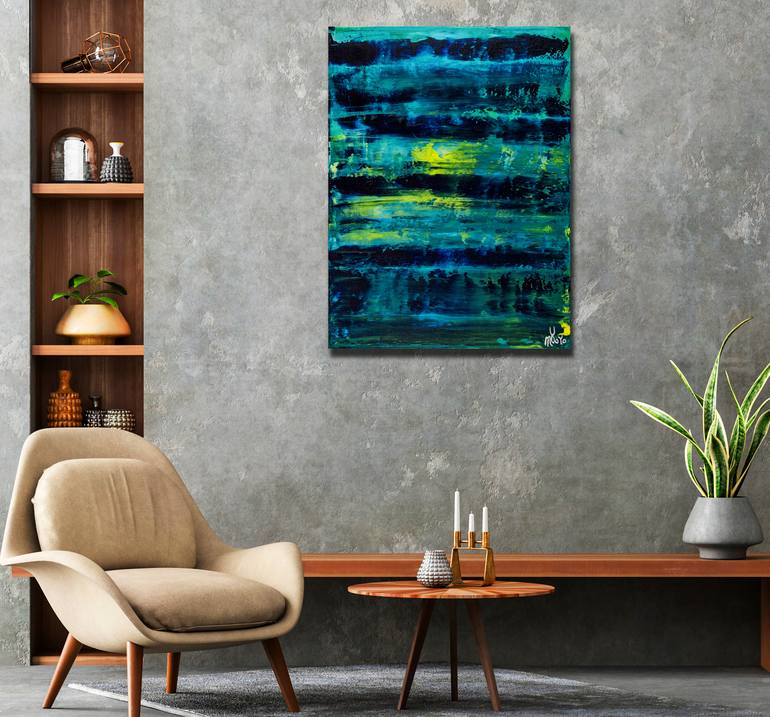 Original Abstract Nature Painting by Nestor Toro