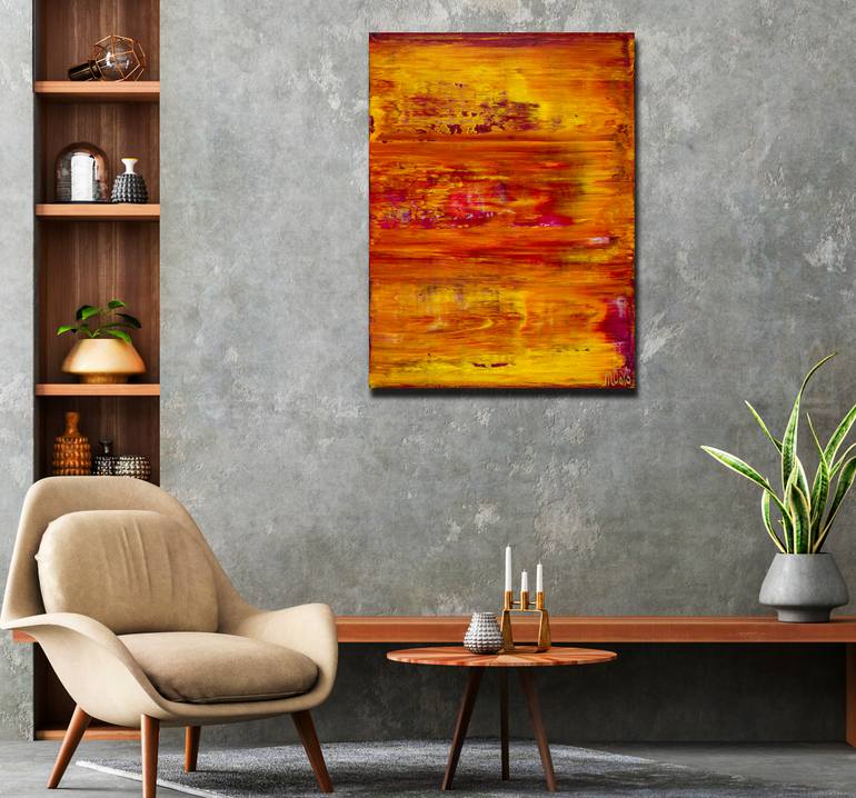 Original Abstract Landscape Painting by Nestor Toro