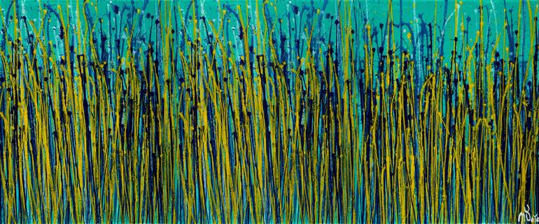 Original Abstract Nature Paintings by Nestor Toro
